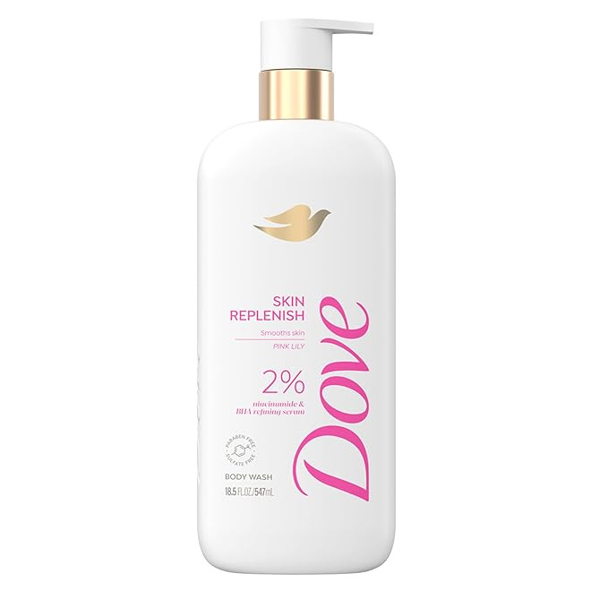 Dove Serum Body Wash Skin Replenish smooths skin with Niacinamide & BHA Serum 18.5 Fl Oz | Amazon (US)