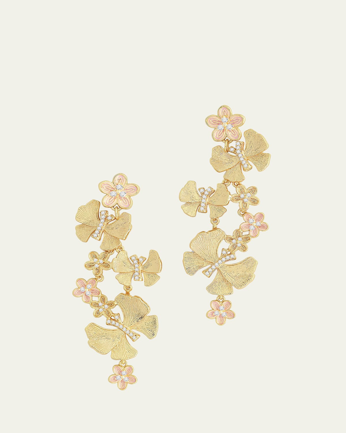 Cubic Zirconia Butterfly and Flower Statement Earrings | Bergdorf Goodman