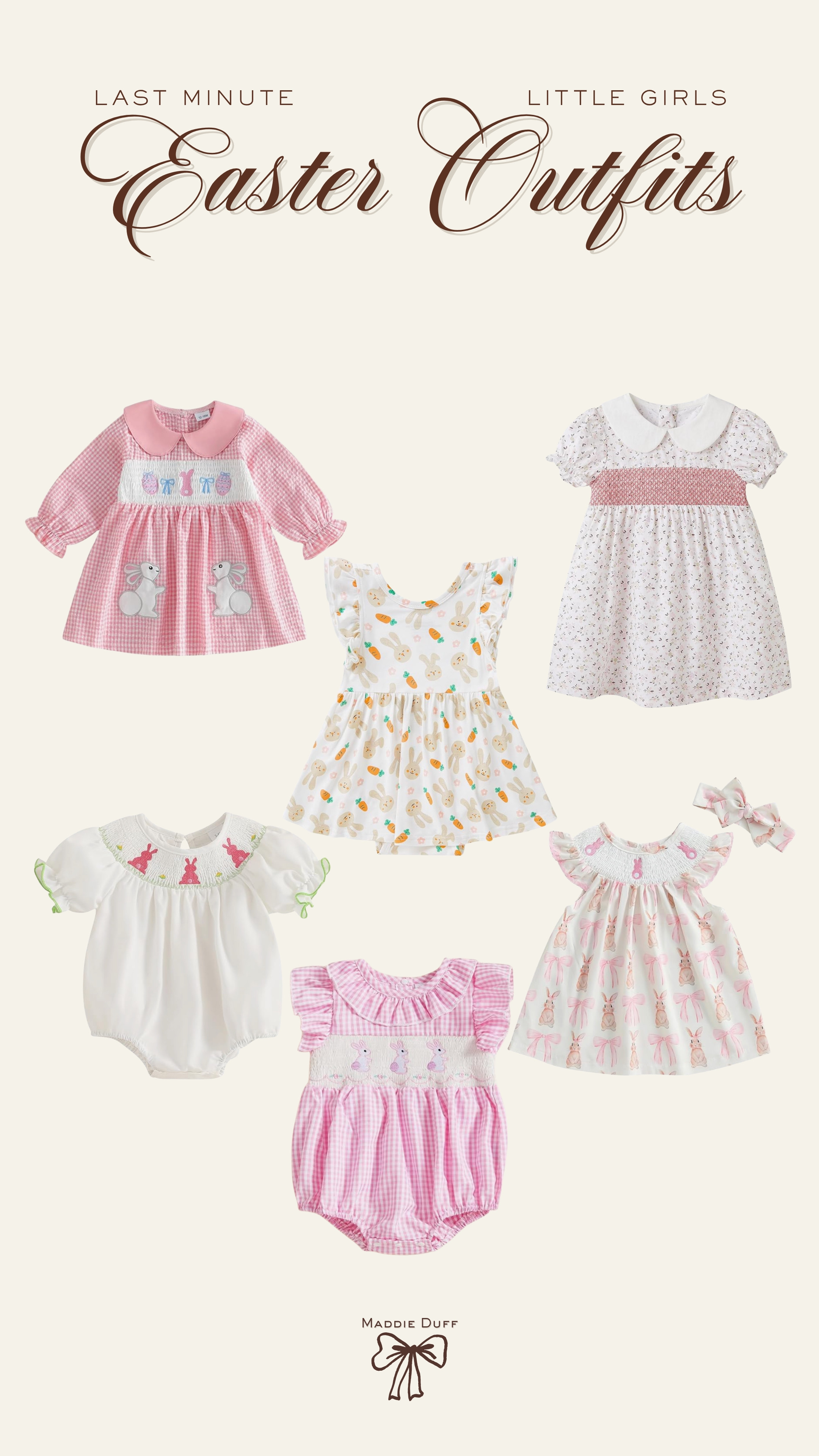 Last minute little girls Easter outfits! Check out by today to arrive by Saturday!

toddler outfits, toddler spring dresses, easter dresses for girls 

 #LTKSeasonal #LTKKids