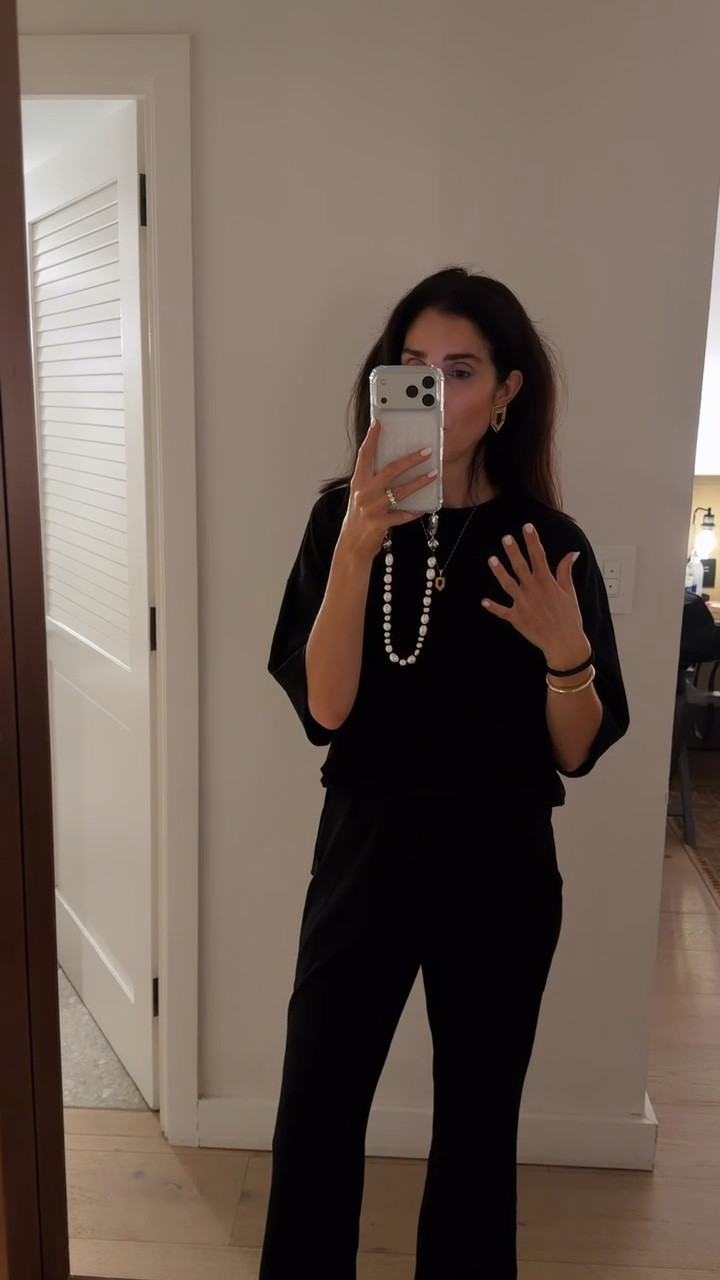 Love this two piece set! I also own it in the color beige. Great for lounging around but would also be great for travel. I’m just shy of 5-7” wearing the size small #stylinbyaylin #matchingset #amazon 

#LTKTravel #LTKSeasonal #LTKootd