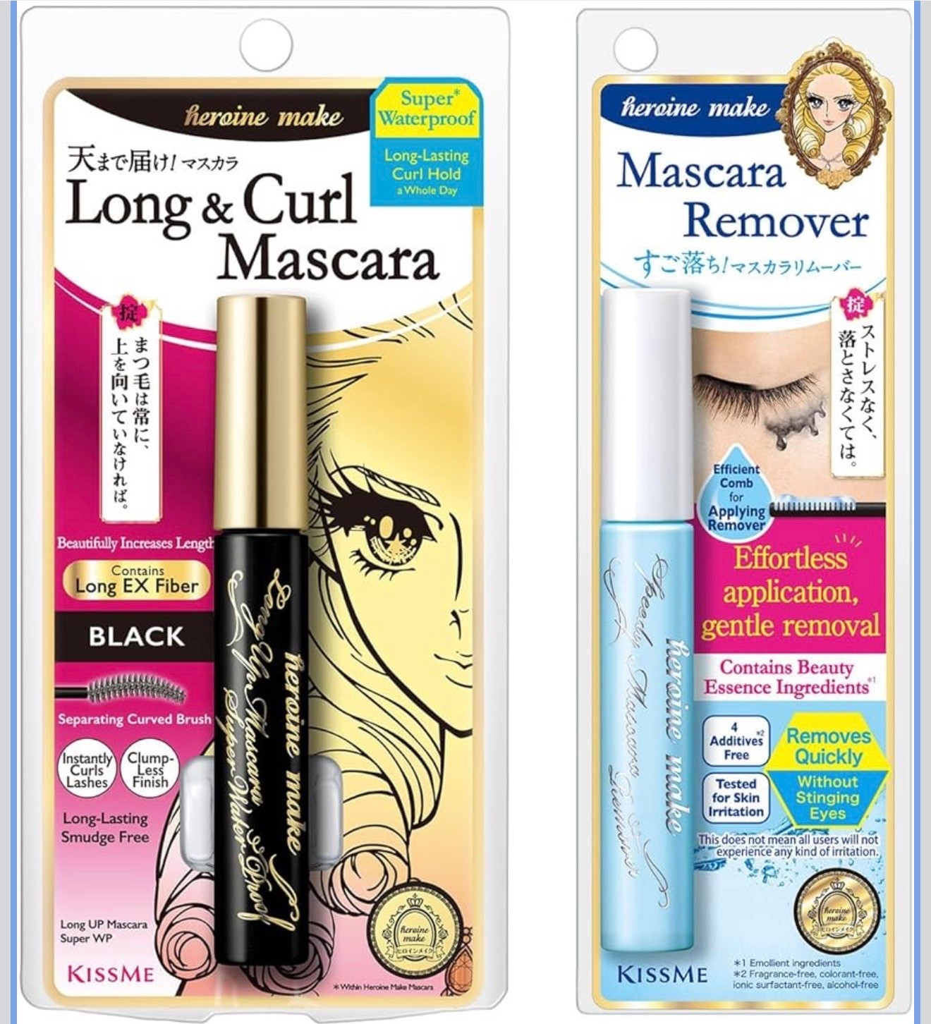 Heroine Make by KissMe Long & Curl Mascara + Eye Makeup Remover | Waterproof & Gentle Makeup Remover Liquid | Black Mascara with Volumizing, Curling Formula | Japanese Makeup #madeinjapan #amaazon #amazonfinds

#LTKgrwm #LTKBeauty #LTKdayinmylife