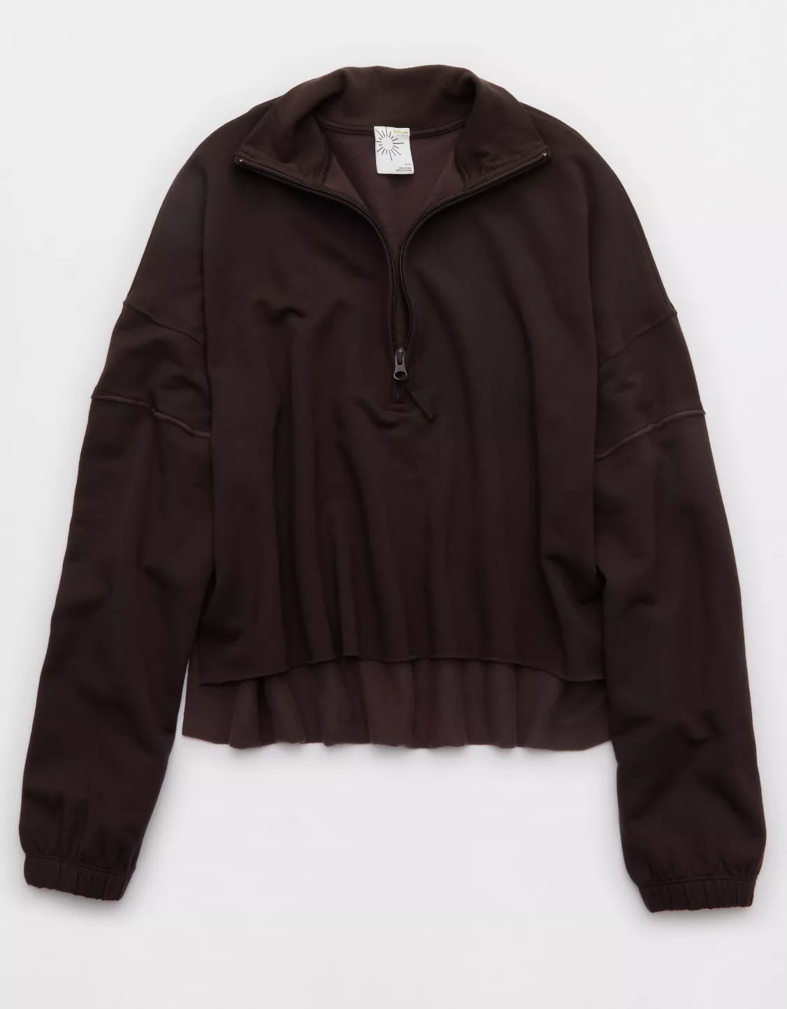 OFFLINE By Aerie OTT Seamed Quarter Zip Sweatshirt | Aerie