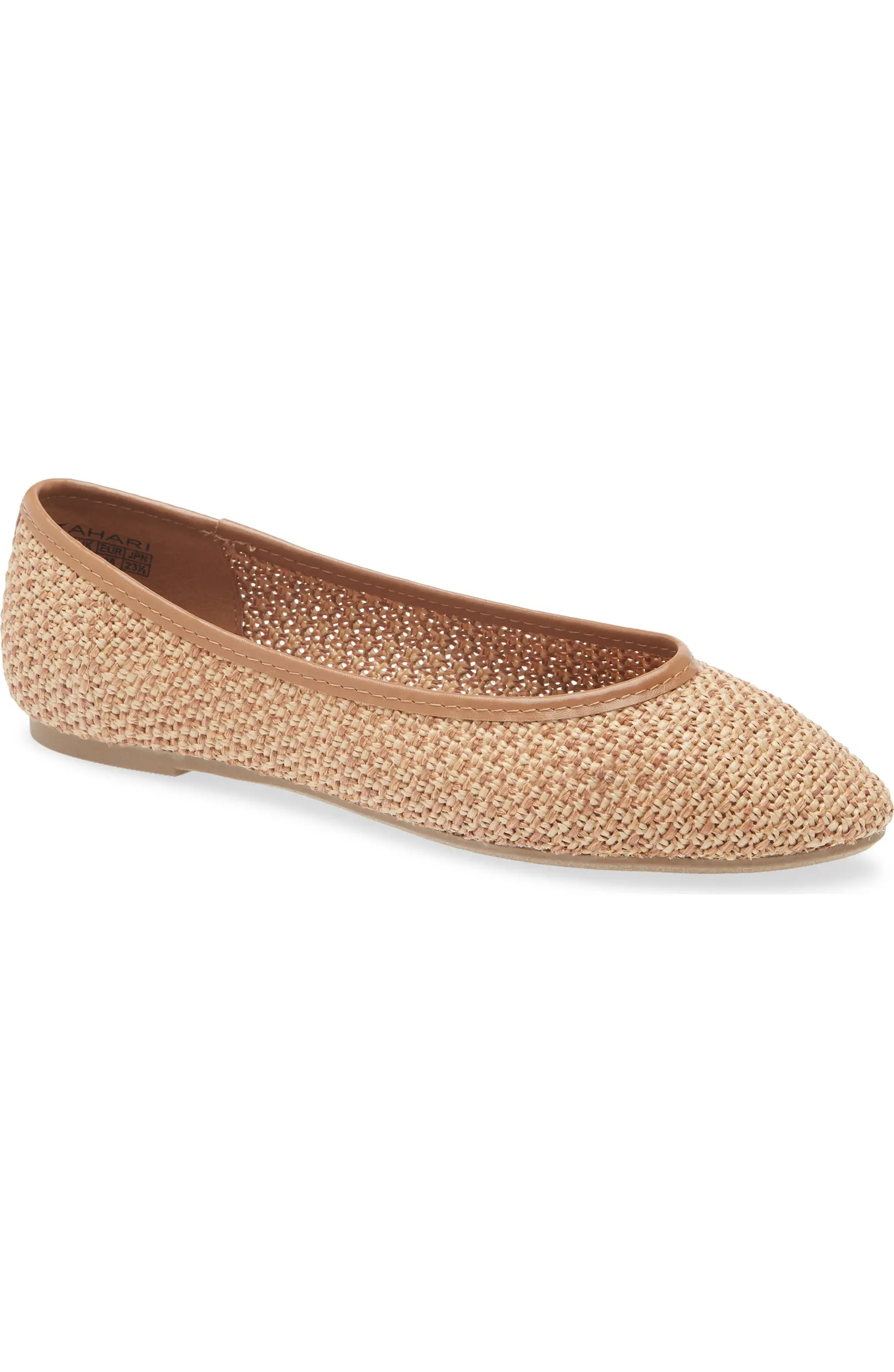 Woven Ballerina Flat (Women) | Nordstrom