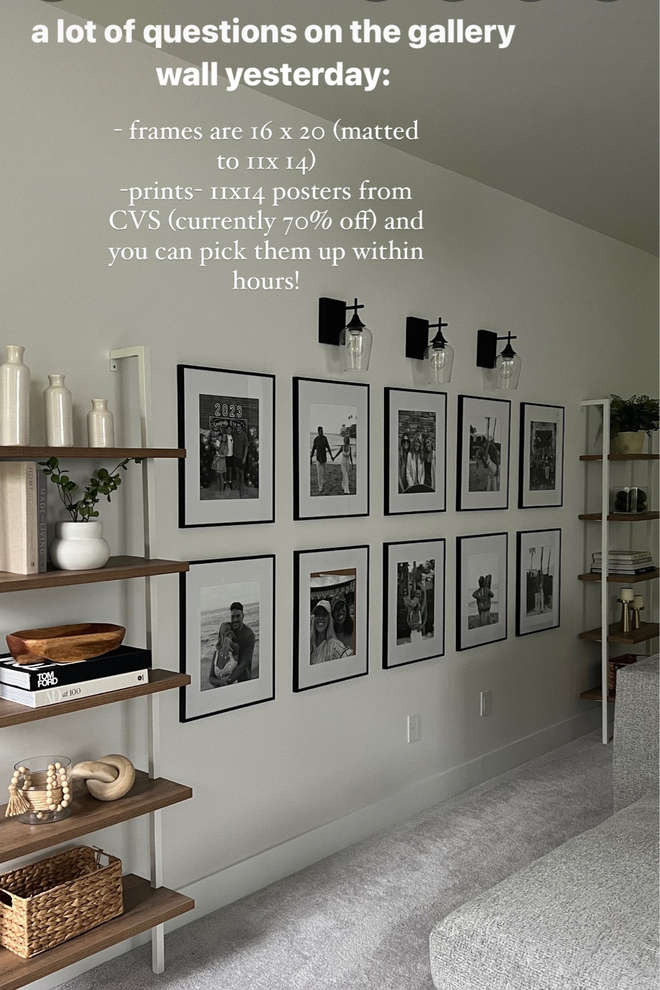 Thin Gallery Matted Photo Frame … curated on LTK