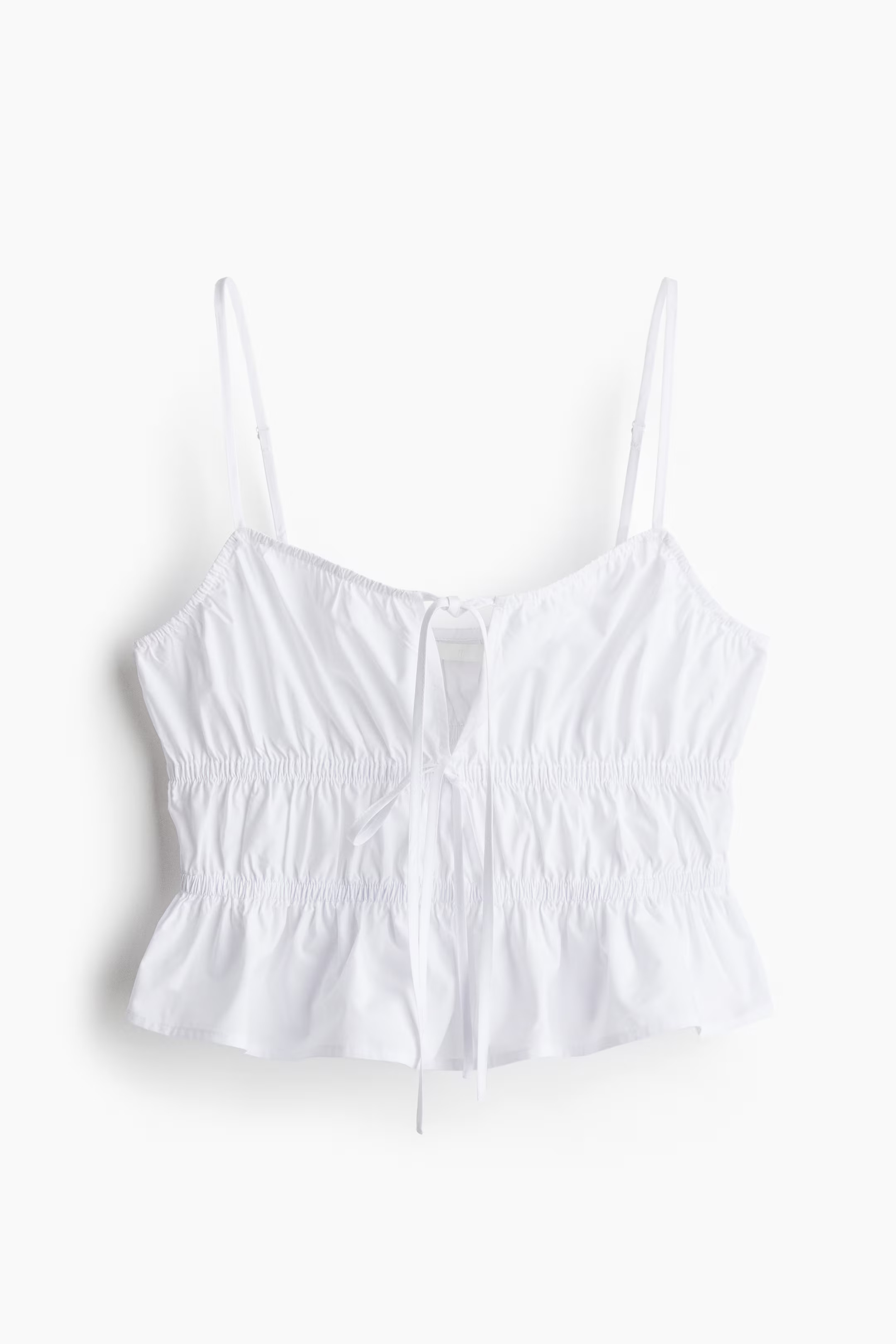 Top péplum à bretelles fines | H&M (FR, IT, ES, PT, BE)