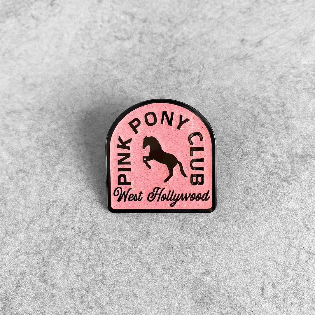 PINK PONY CLUB Lapel Pin - Etsy | Etsy (US)