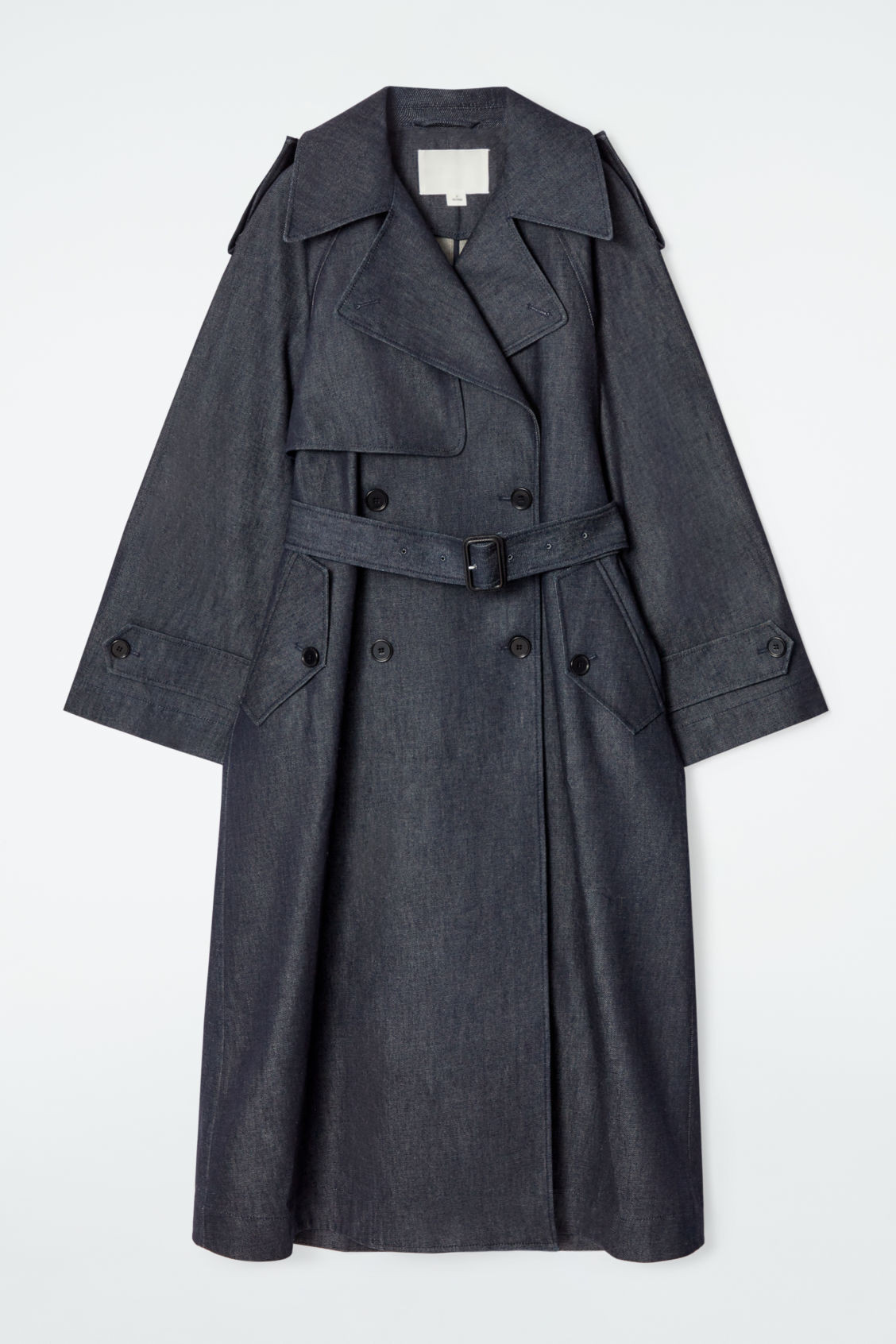 OVERSIZED DENIM TRENCH COAT | COS (US)