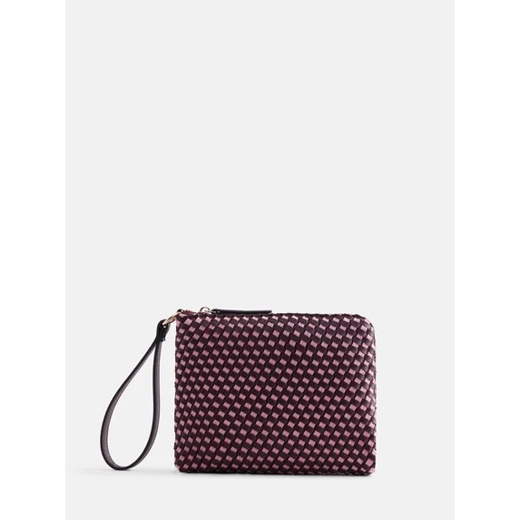 Free Assembly Women's Woven Wristlet, Dusty Rose | Walmart (US)