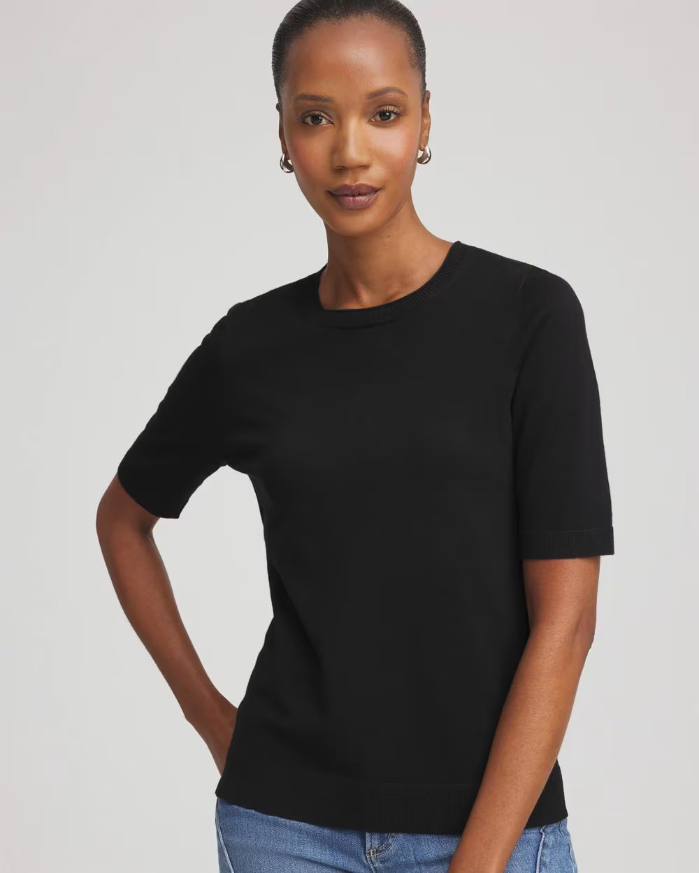 Ella Classic-Fit Sweater Tee | Chico's