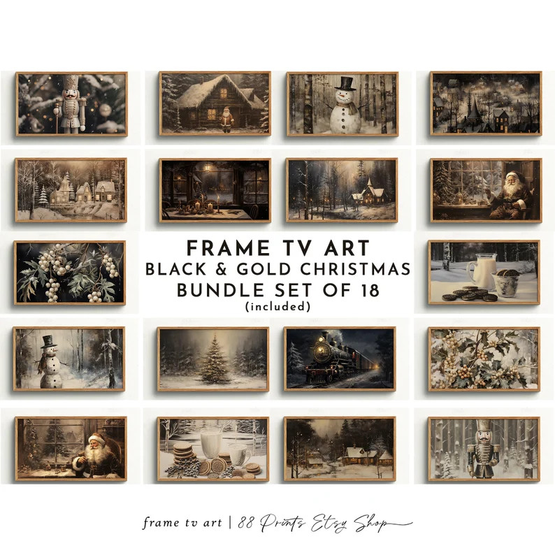 Frame TV Art Set Christmas Mega Bundle 144 Files Included Frame TV Art Christmas Christmas Frame ... | Etsy (US)