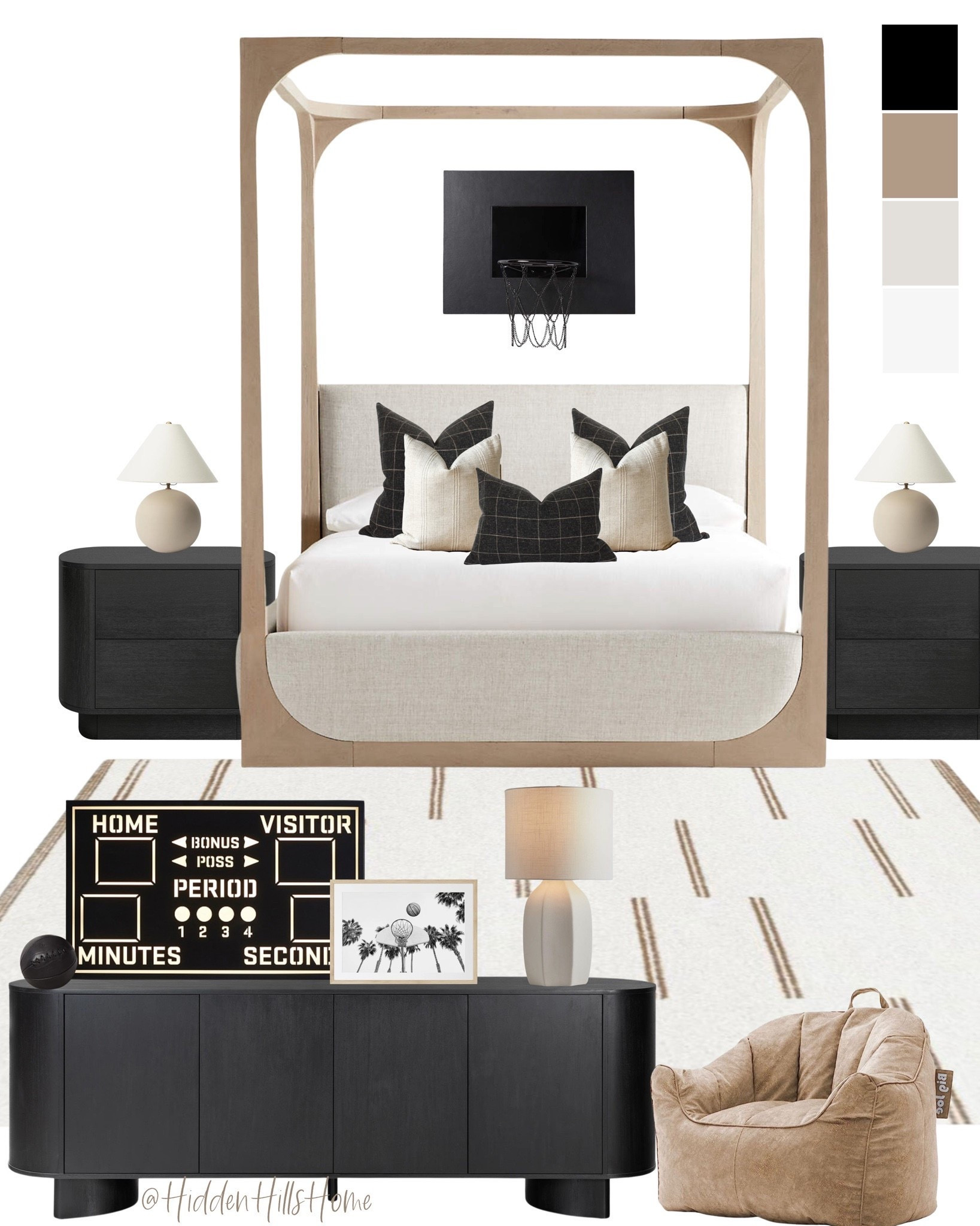Teen boys bedroom mood board, modern-transitional boys bedroom decor, boys room design ideas #teen

#LTKHome #LTKSaleAlert #LTKKids