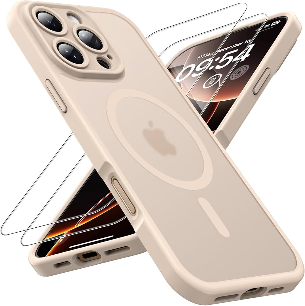 TOCOL 3 in 1 Magnetic for iPhone 16 Pro Case, Upgraded Full Camera Protection, Compatible with Ma... | Amazon (US)
