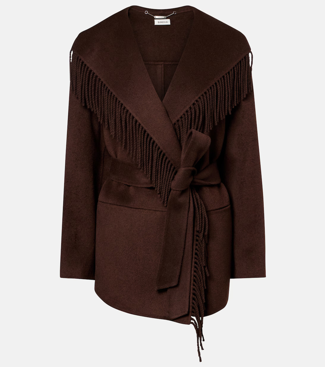 Rowen fringed wool-blend jacket | Mytheresa (UK)