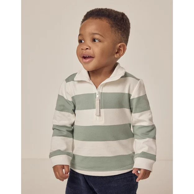 Organic Cotton Rugby Top (0–18mths) | The White Company UK & ROW