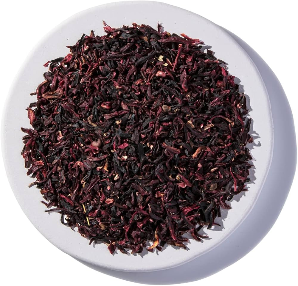 Starwest Botanicals Organic Egyptian Hibiscus Flowers Tea Loose Cut and Sifted, 1 Pound Bulk | Amazon (US)
