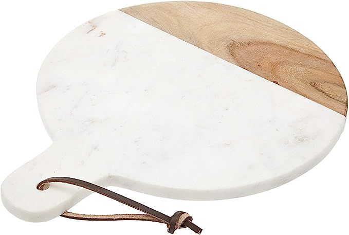 Amazon.com | Godinger Marble and Wood Round Cheese Board: Cheese Servers | Amazon (US)