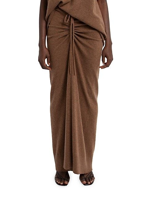 Ruched Tie Maxi-Skirt | Saks Fifth Avenue