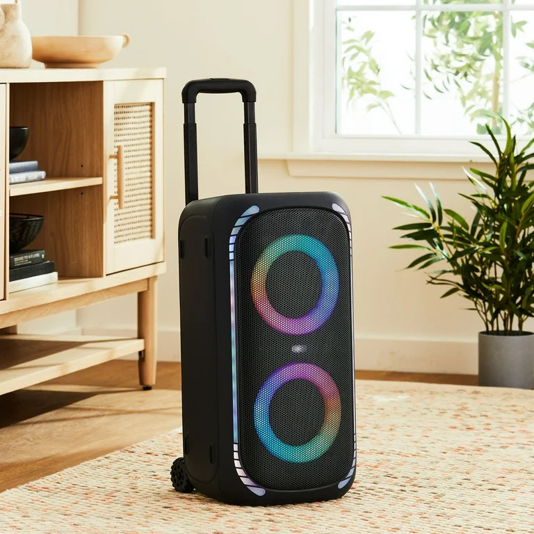 onn Large Party Speaker Gen 2 with LED Lighting | Walmart (US)