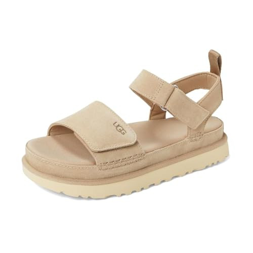 UGG Women's Goldenstar Sandal, Sand, 6.5 | Amazon (US)