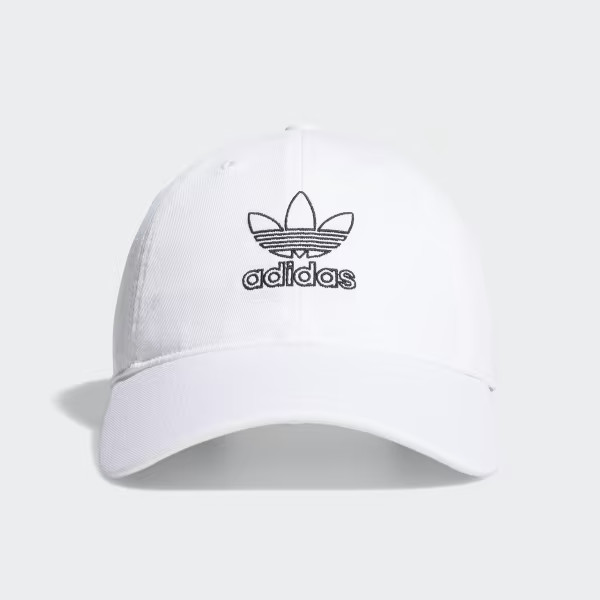 adidas Relaxed Outline Hat - White | adidas US | adidas (US)
