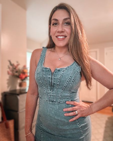 Must-have summer denim dress☀️
Such a perfect, comfy summer go-to dress for many occasions. It’s light and breathable, yet structured. Straps are adjustable- a huge plus! Great for traveling. I’m wearing a small and still plenty of stretch. #summerstyles #ltksummer #summerdress #denimdress

#LTKTravel #LTKSeasonal