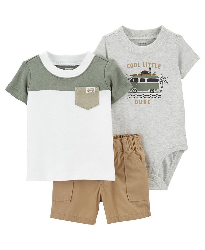 Carter's Baby Boys 3-Piece Outfit Set & Reviews - Sets & Outfits - Kids - Macy's | Macys (US)