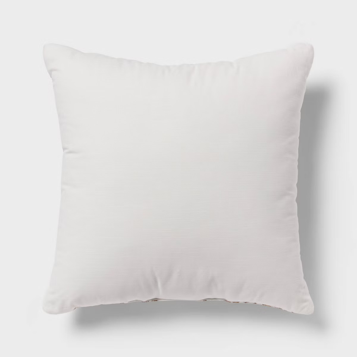 Woven Floral Decorative Pillow Euro Sky Blue - Threshold™: Cotton Fabric, Indoor Square Cushion... | Target