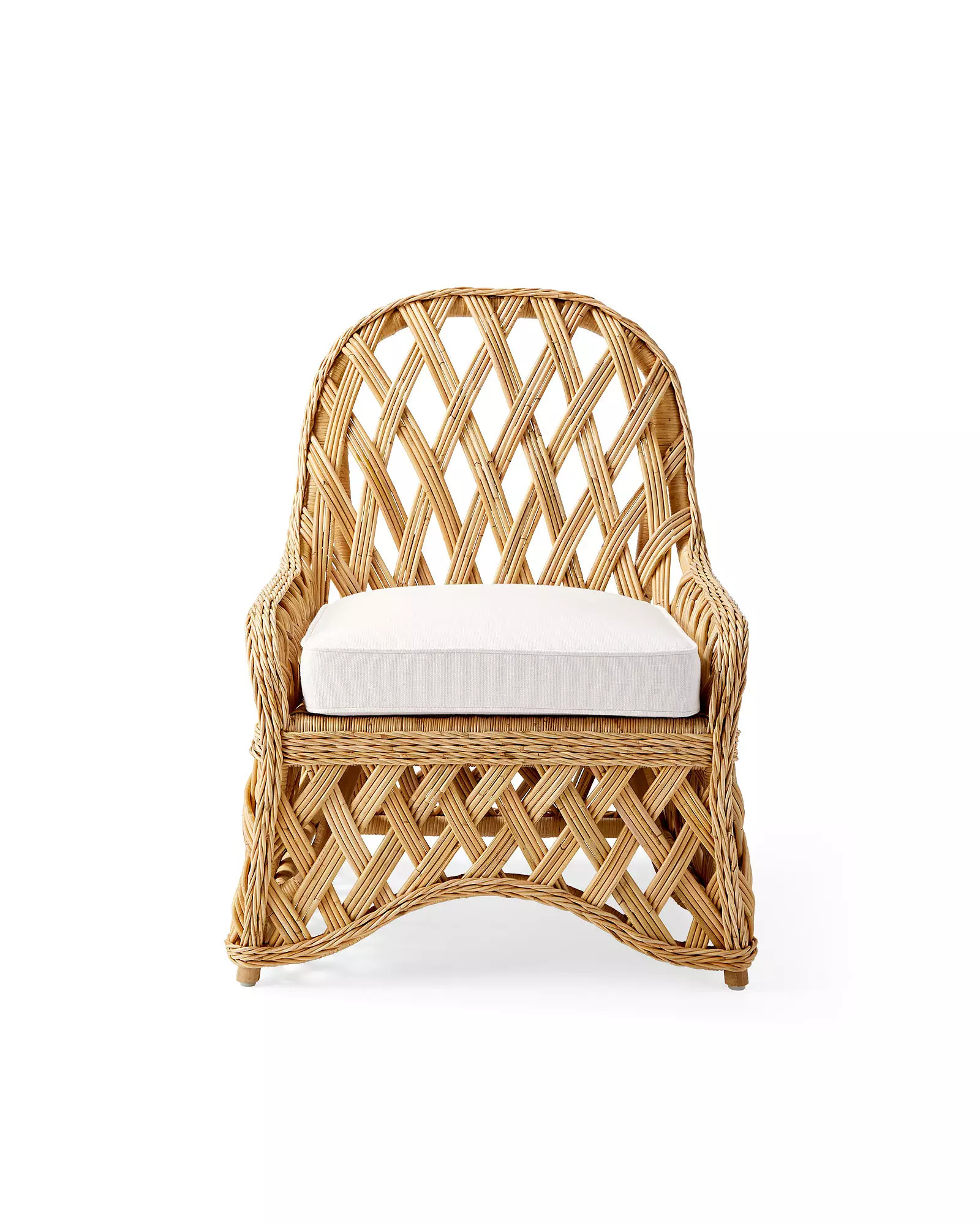 Round Hill Rattan Chair | Serena and Lily