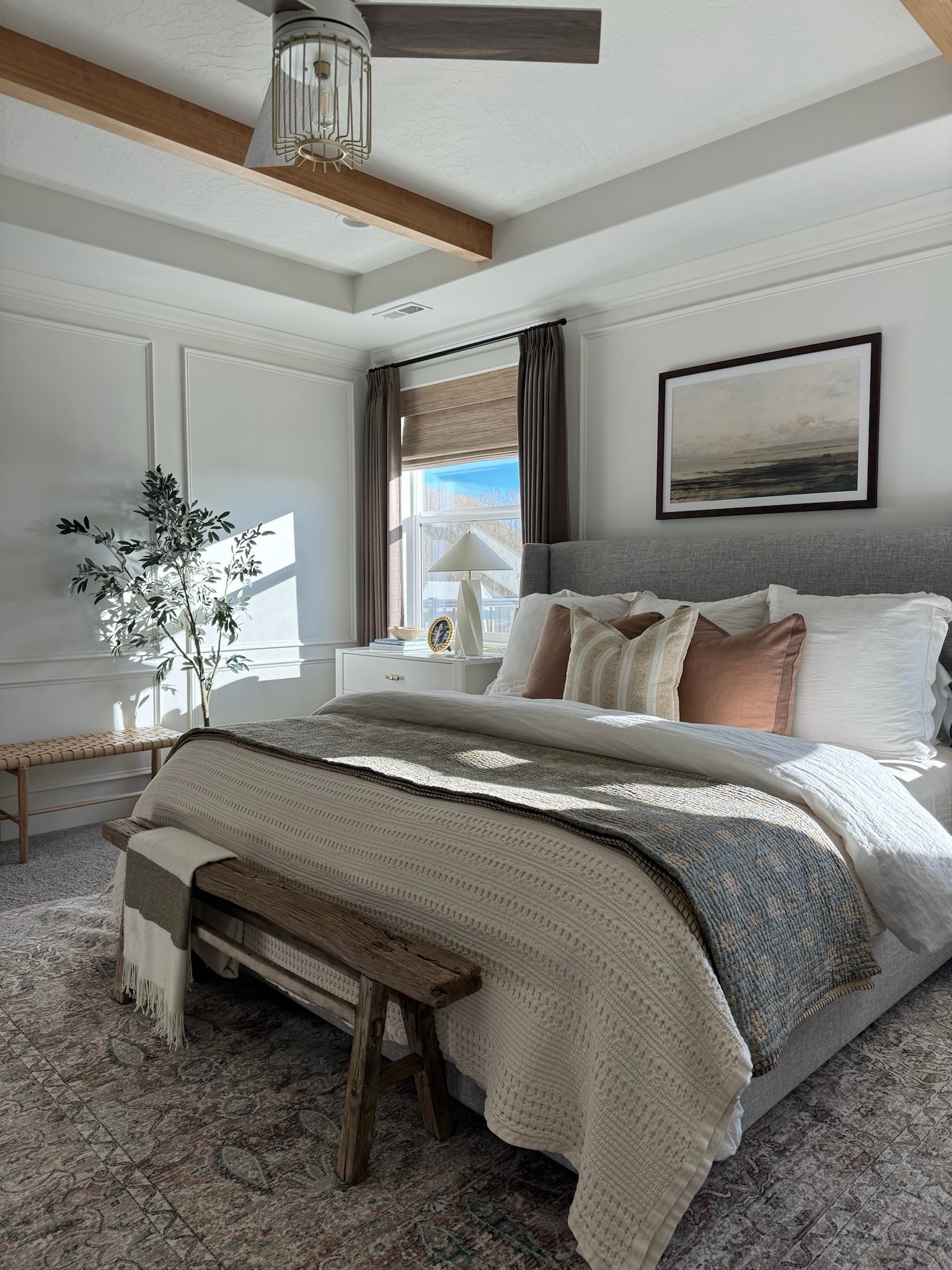 Our bedroom had a refresh in 2024, and I added some of my favorite bedding yet! These gorgeous throw blankets and pillows are all from @mcgeeandco and have been well loved by many of you as well. This gorgeous Nettles pillow (center) was a top seller in 2024—within the top 5! Still available and as beautiful as ever! 

#LTKHome #LTKStyleTip