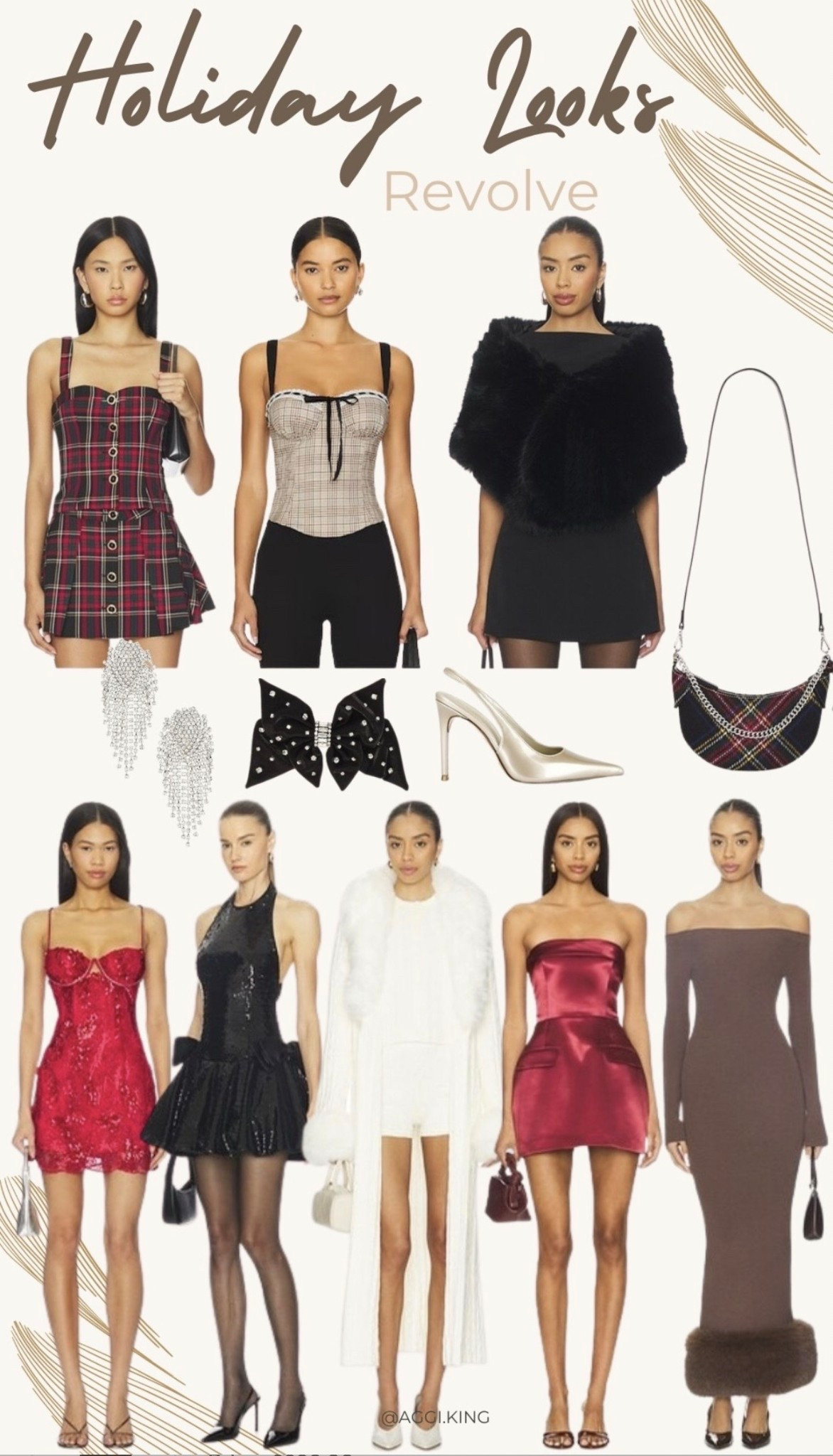 Holiday looks from Revolve

#party #holidays #christmas #dress 

#LTKgrwm #LTKGiftGuide #LTKHoliday

#LTKdayinmylife #LTKSeasonal #LTKootd