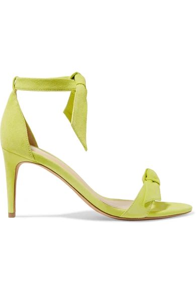 Clarita bow-embellished suede sandals | NET-A-PORTER (US)