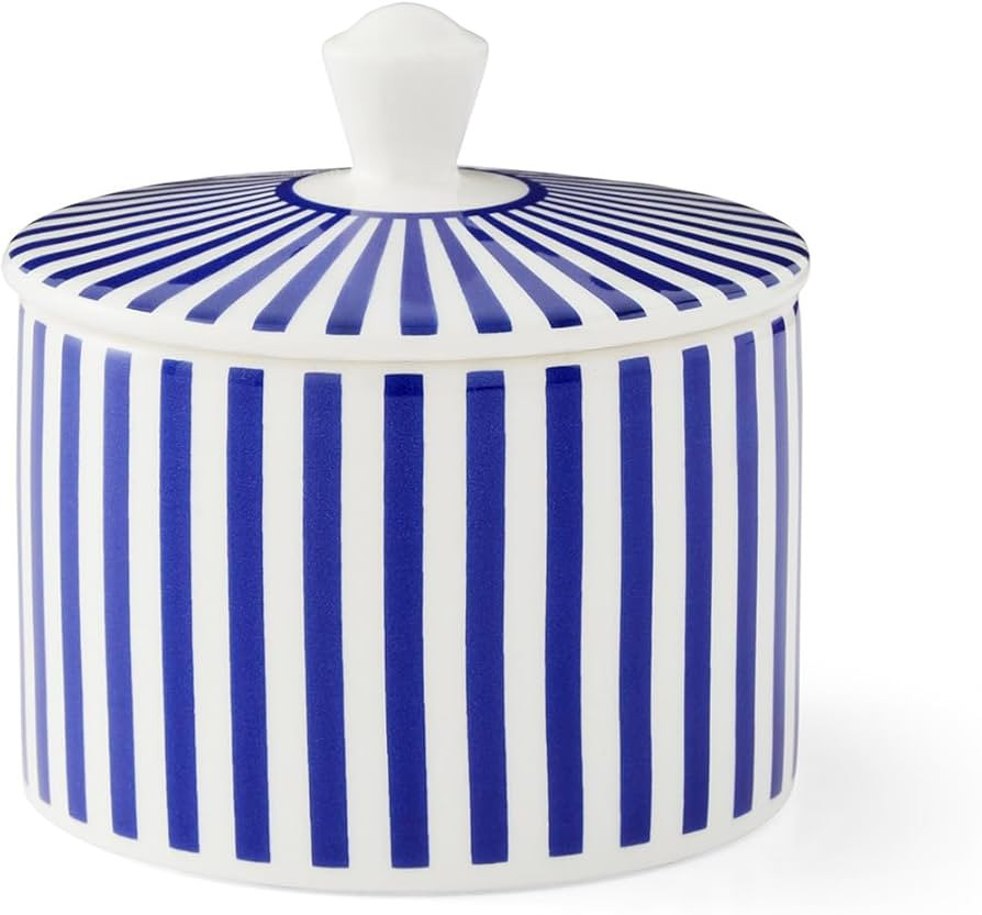 Spode Steccato Covered Sugar Bowl with Lid | Porcelain Salt Bowl for Kitchen Counter | Made of Ce... | Amazon (US)