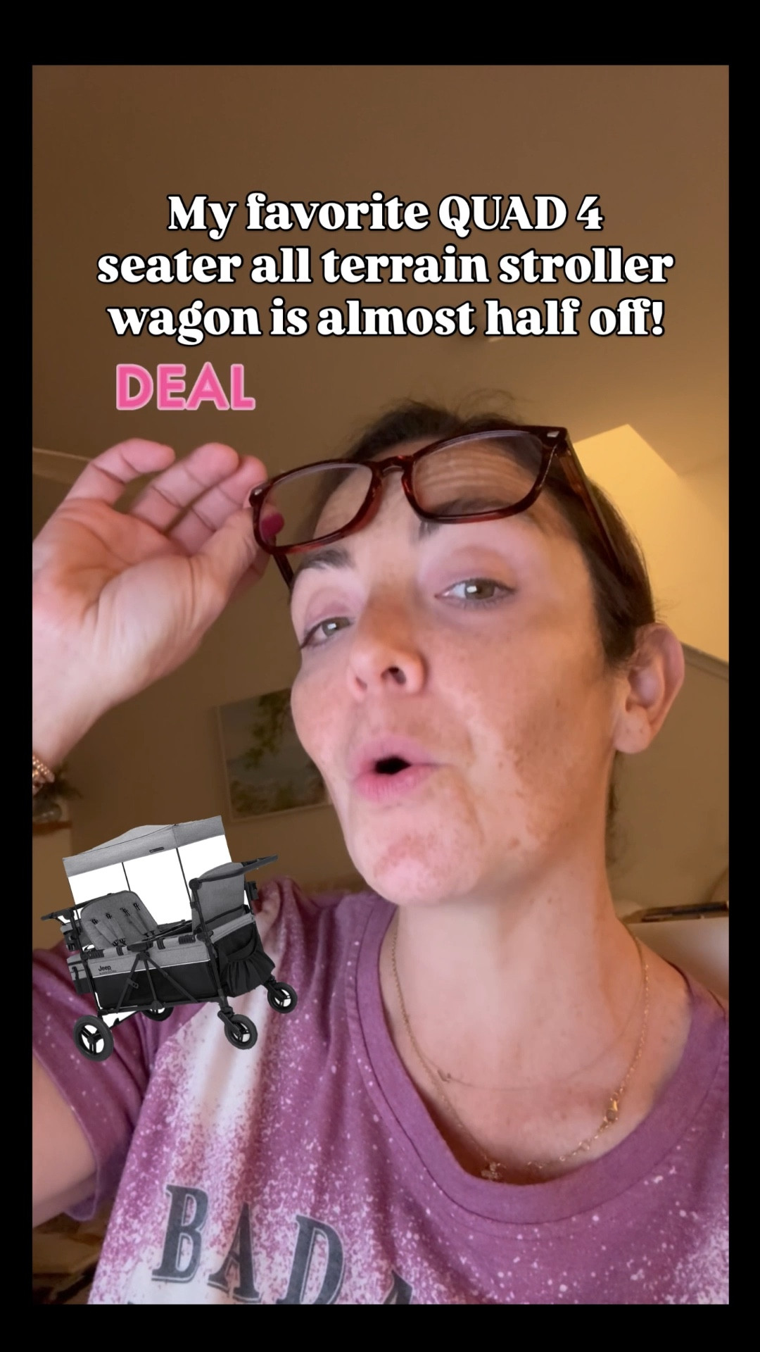 Awesome quad four seater stroller wagon is a deal today!! I love this stroller wagon because it holds up to 200 pounds, has great sun protection, all terrain wheels, extra storage and it’s not as bulky as the competition. It’s also more affordable than the heavier ones on the market! The stroller wagon is good for twins or if you have toddlers… Or even one child but you want the extra space. It can be used in push or pull mode. I cannot believe how much it is discounted right now, especially for a four seater! Take advantage of it!

#LTKKids #LTKBaby #LTKSaleAlert