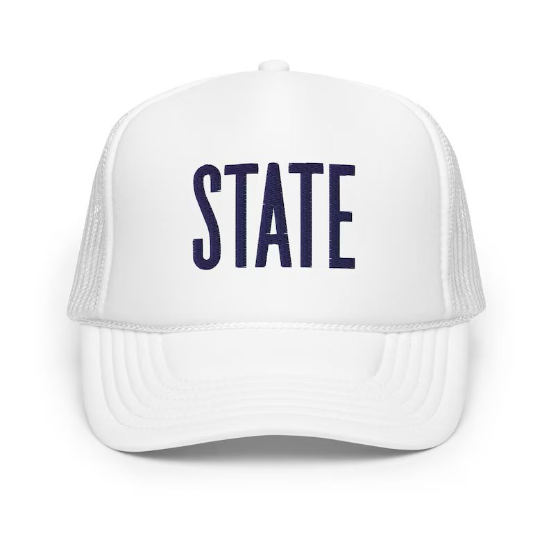 State Penn State / Embroidered Foam Trucker Hat - Etsy | Etsy (US)