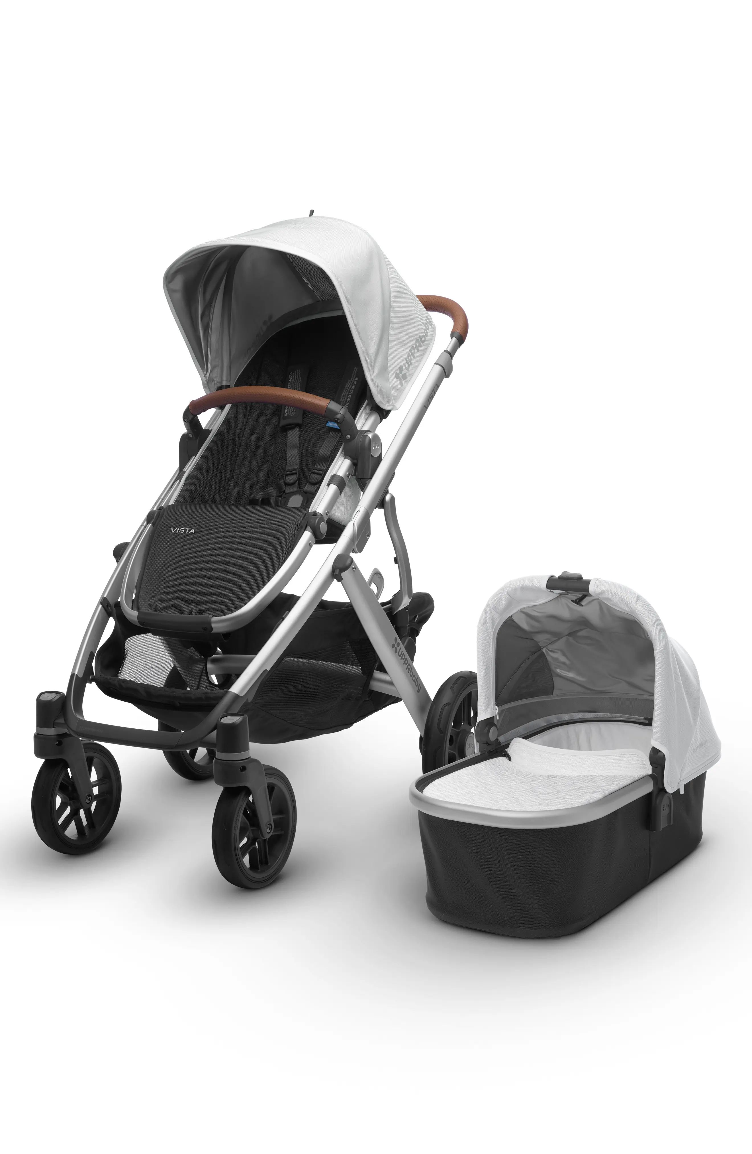 UPPAbaby 2018 VISTA Aluminum Frame Convertible Complete Stroller with Leather Trim | Nordstrom