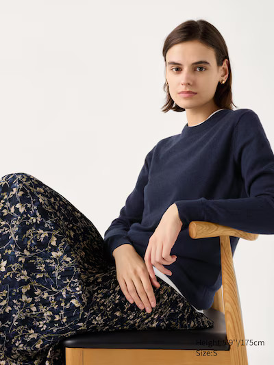 100% Cashmere Crew Neck Jumper | UNIQLO (UK)