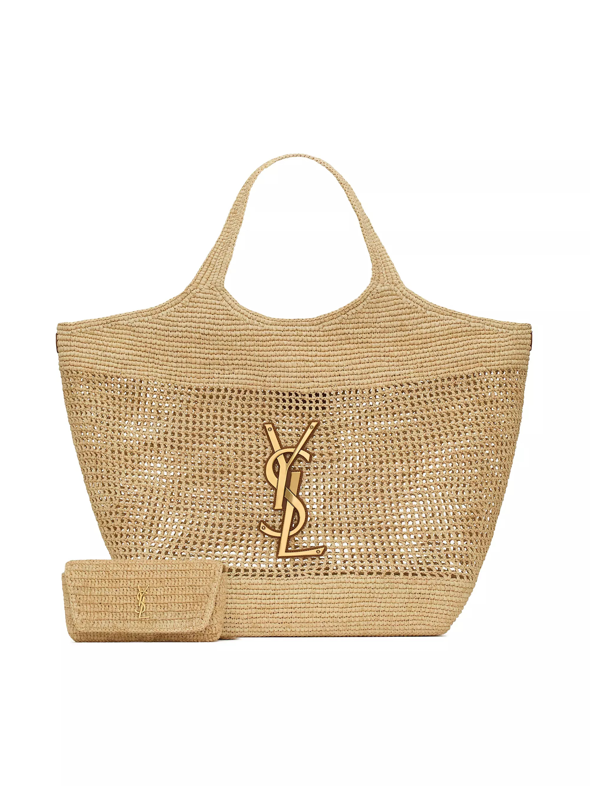 Icare Tote in Raffia | Saks Fifth Avenue