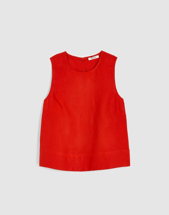 Shell Top in 100% Linen | Madewell