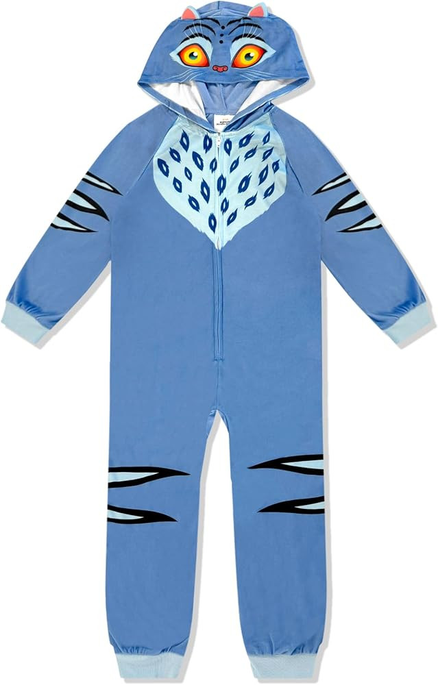 Kpop Demon Hunter Kids Onesie Pajamas - Boys Girls Long Zip Up Hooded Blanket Sleeper, One Piece ... | Amazon (US)