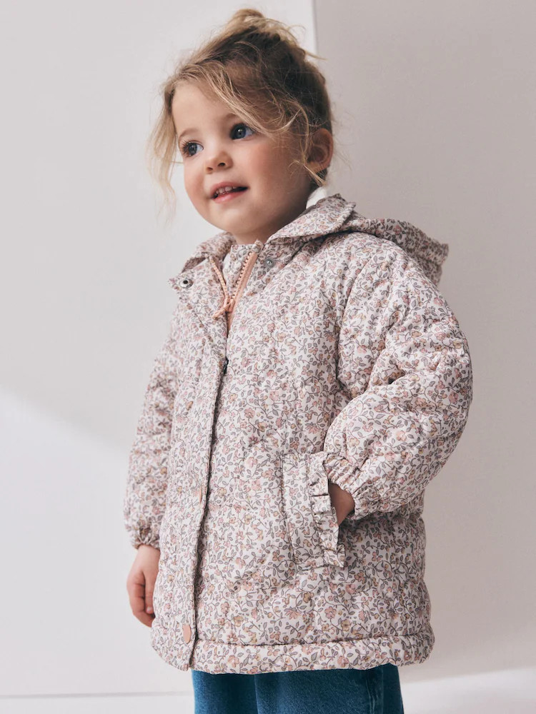 Ditsy Floral Shower Resistant Padded Coat (3mths-7yrs) | Next US