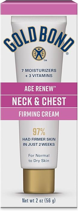 Gold Bond Age Renew Neck & Chest Firming Age Renew Cream, 2 oz., Clinically Tested Skin Firming N... | Amazon (US)