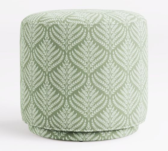 Kravet Upholstered Swivel Stool | Pottery Barn (US)