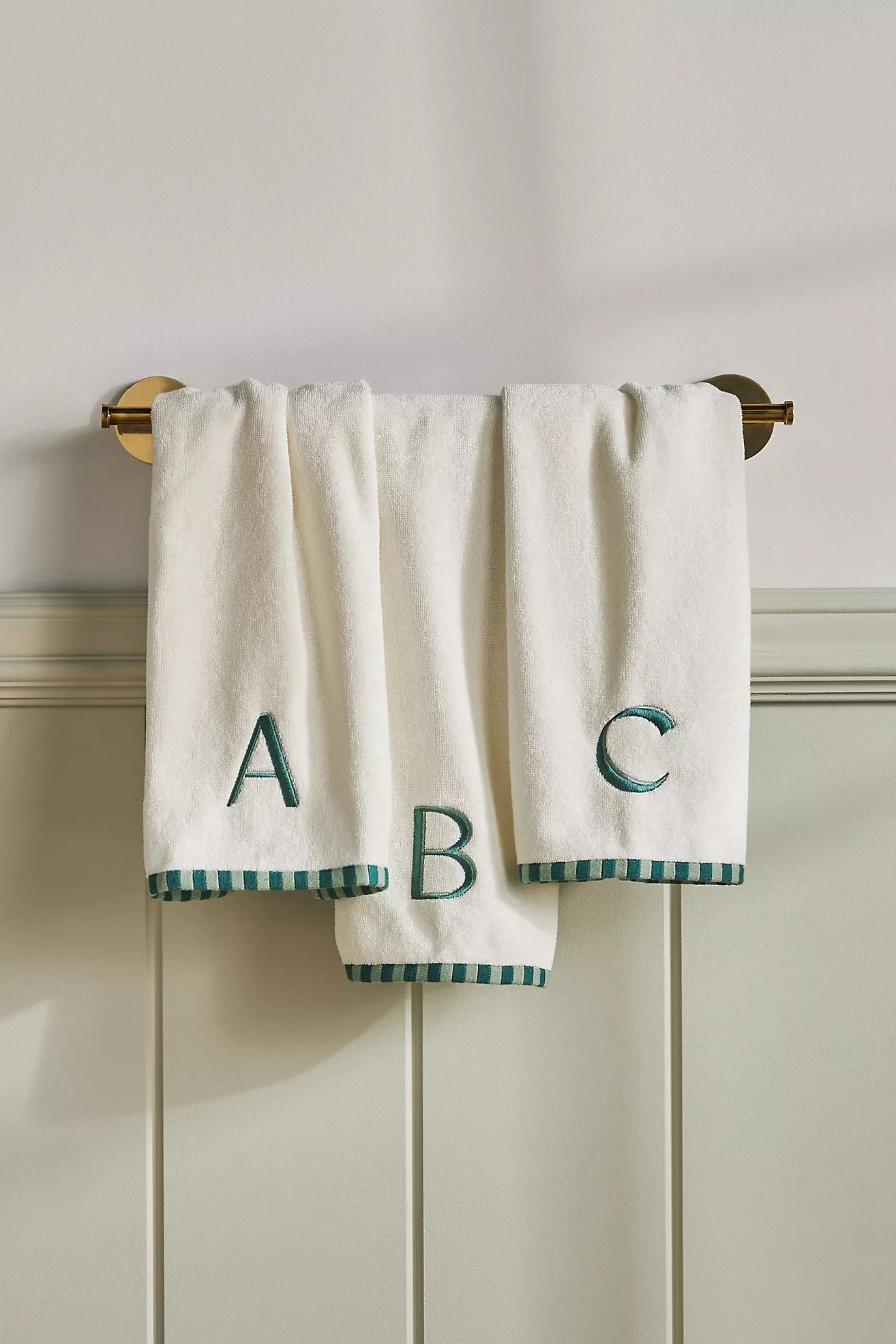 Monogram Hand Towel | Anthropologie (UK)
