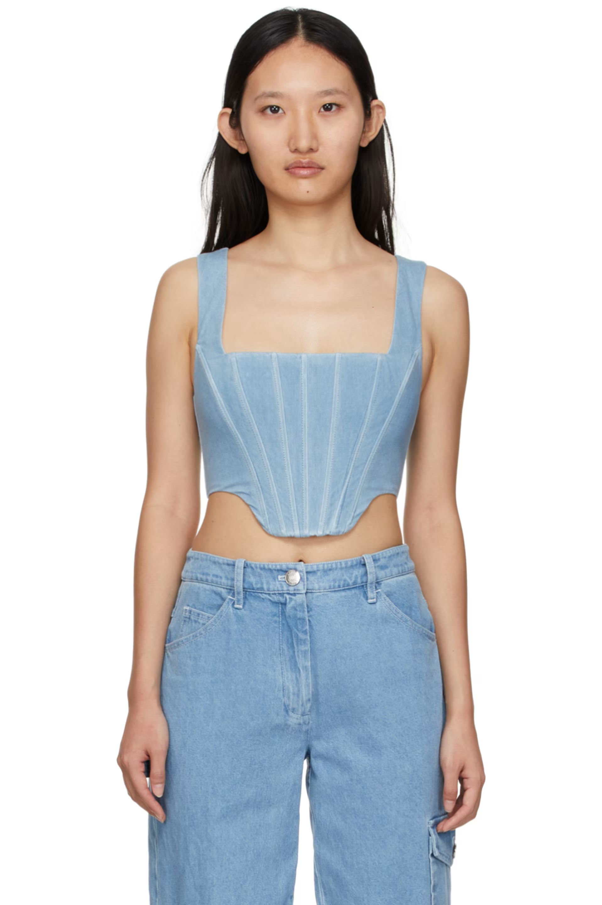 Staud - Blue Alice Tank Top | SSENSE