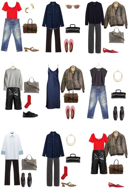 A 12 Piece Edgy Minimalist Spring Capsule Wardrobe.

#LTKfindsunder100 #LTKstyletip #LTKover40