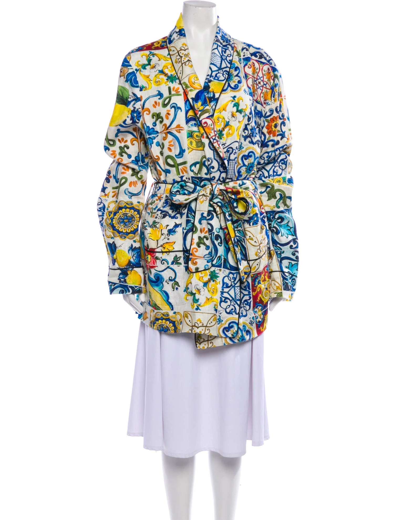 Printed Coat w/ Tags | The RealReal