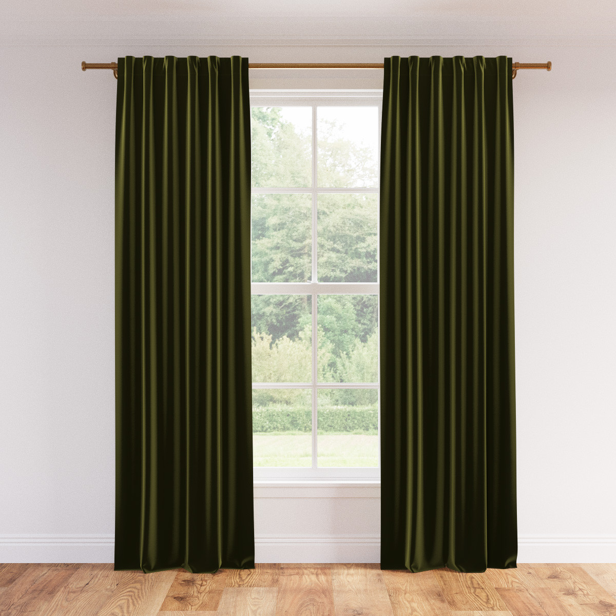 Velvet Privacy Curtain | The Inside