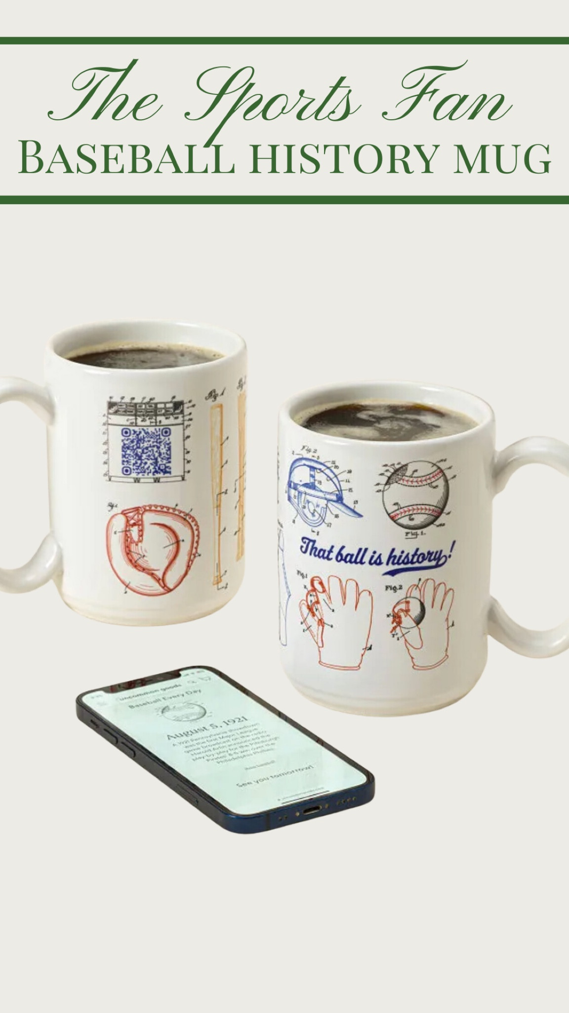 Sports Fan Gift Idea: Baseball Sports History Mug🌲⚾️

Sports fan
Sports lover
Gift idea for the sports fan
Baseball
Baseball sports history
Baseball sports history mug

#LTKSeasonal #LTKGiftGuide #LTKHoliday