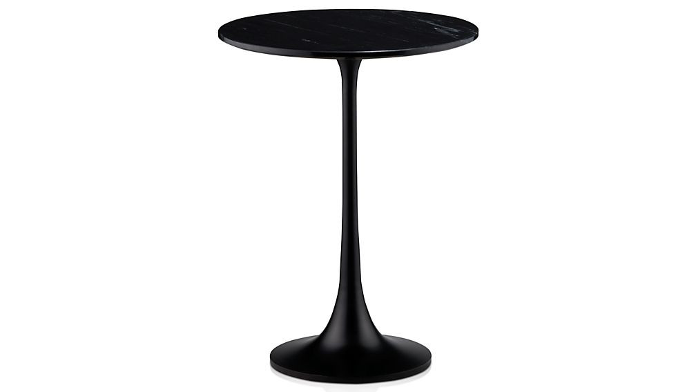 Nero Black Accent Table | Crate & Barrel
