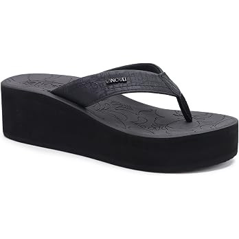 ONCAI Women’s Platform Wedge Flip Flops Trendy Dressy Womans Summer Flatform Chunky Heel Sandal... | Amazon (US)